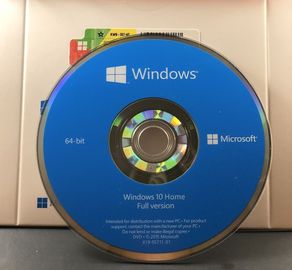 online Microsoft Windows 10 Home OEM Package 100% Activation win 10 home License Key Code COA sticker with 64bit DVD