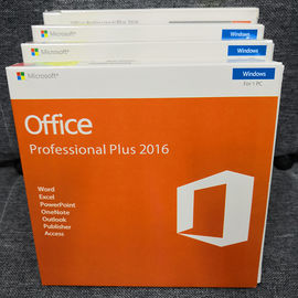 32 / 64 Bit Office 2016 Professional License Key Pro Plus Retail Box With DVD