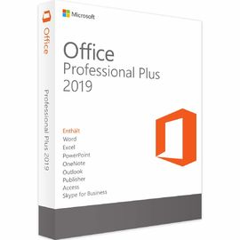 64 Bits 3.0 USB Microsoft Office 2019 Pro Plus Retail Box Package Win 10 With DVD