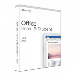 64 Bit DVD Microsoft Office 2019 Home and Student Retail Box Package Software Hardware Office 2019 HS