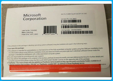 OEM Package Windows 10 Operating System 64Bit Hologramm - DVD Online Activation Key