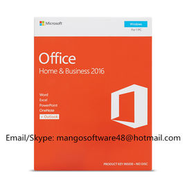 English Version Office 2016 Retail Box Home And Business For PC Genuine License Installation
