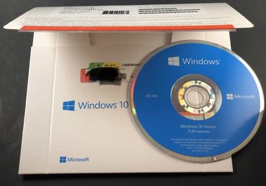 Genuine Microsoft Win10 home 32bit 64bit OEM package coa sticker DVD windows 10 home computer software system