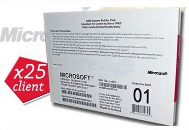 25cals 64 bits DVD OEM Package Microsoft Windows Sever 2008 R2 Enterprise windows sever R2 enterprise 25 users software