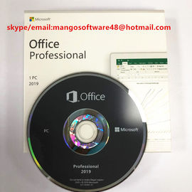 Software Microsoft Office 2019 Professional Genuine License Key Card DVD Pack