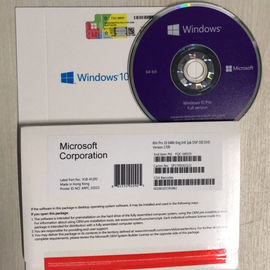 Computer Software Microsoft Windows 10 Pro Key Code 64 Bits DVD OEM Package